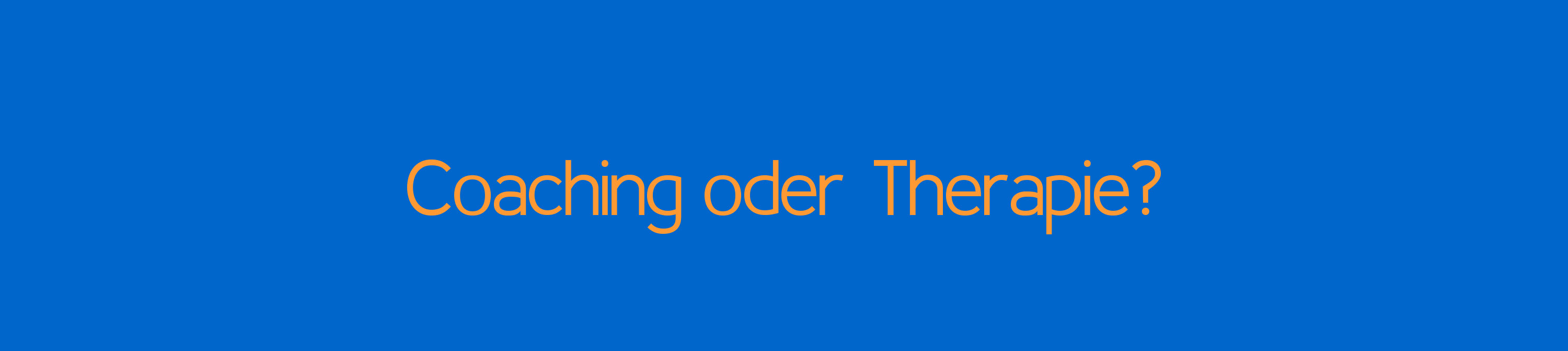Coaching oder Therapie? Praxis für Angststörungen, Phobien und Panikattacken. Reiner Müller - Angstfreier leben Coaching oder Therapie? Was ist der Unterschied? Psychotherapie darf nur von Ärzten, Psychotherapeuten und Heilpraktikern angeboten werden.